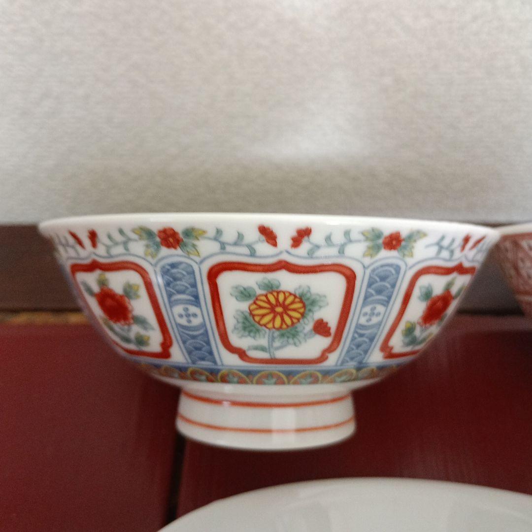 有田焼　藍窯　茶漬揃　5客組　高級茶碗　未使用品　木箱入り