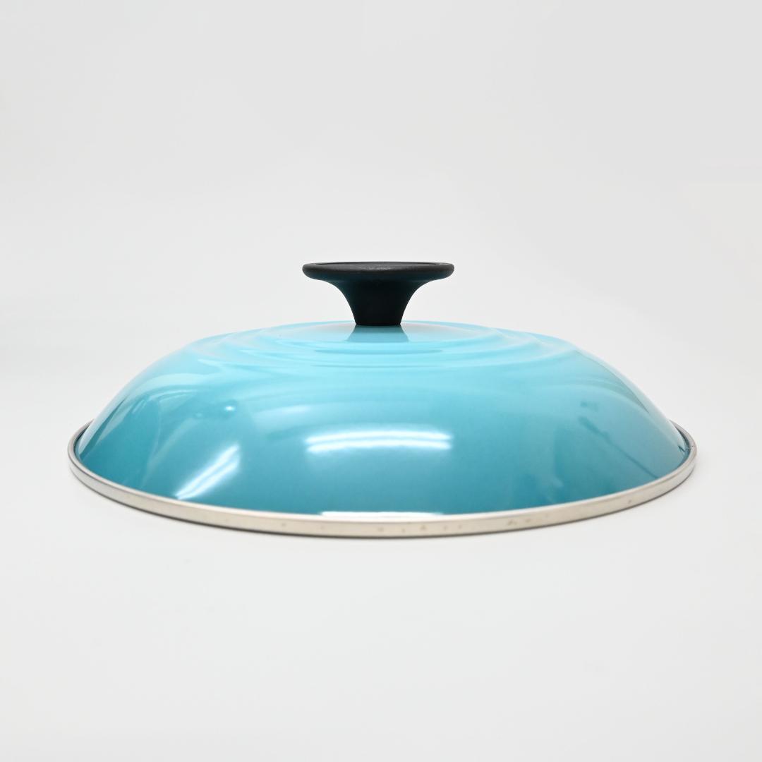 48625★年 ルクルーゼ ストックポット 5.7L スチール カリビアンブルー