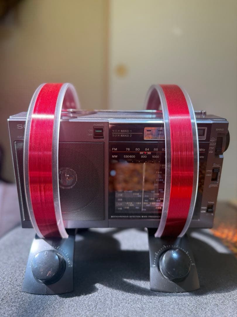 SONY ICF-EX5MK2 FM/AM短波対応　ラジオループアンテナ2個付き