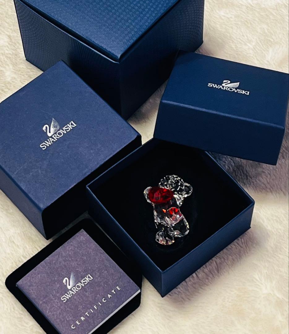 SWAROVSKI クリスタルベアRed Roses for You