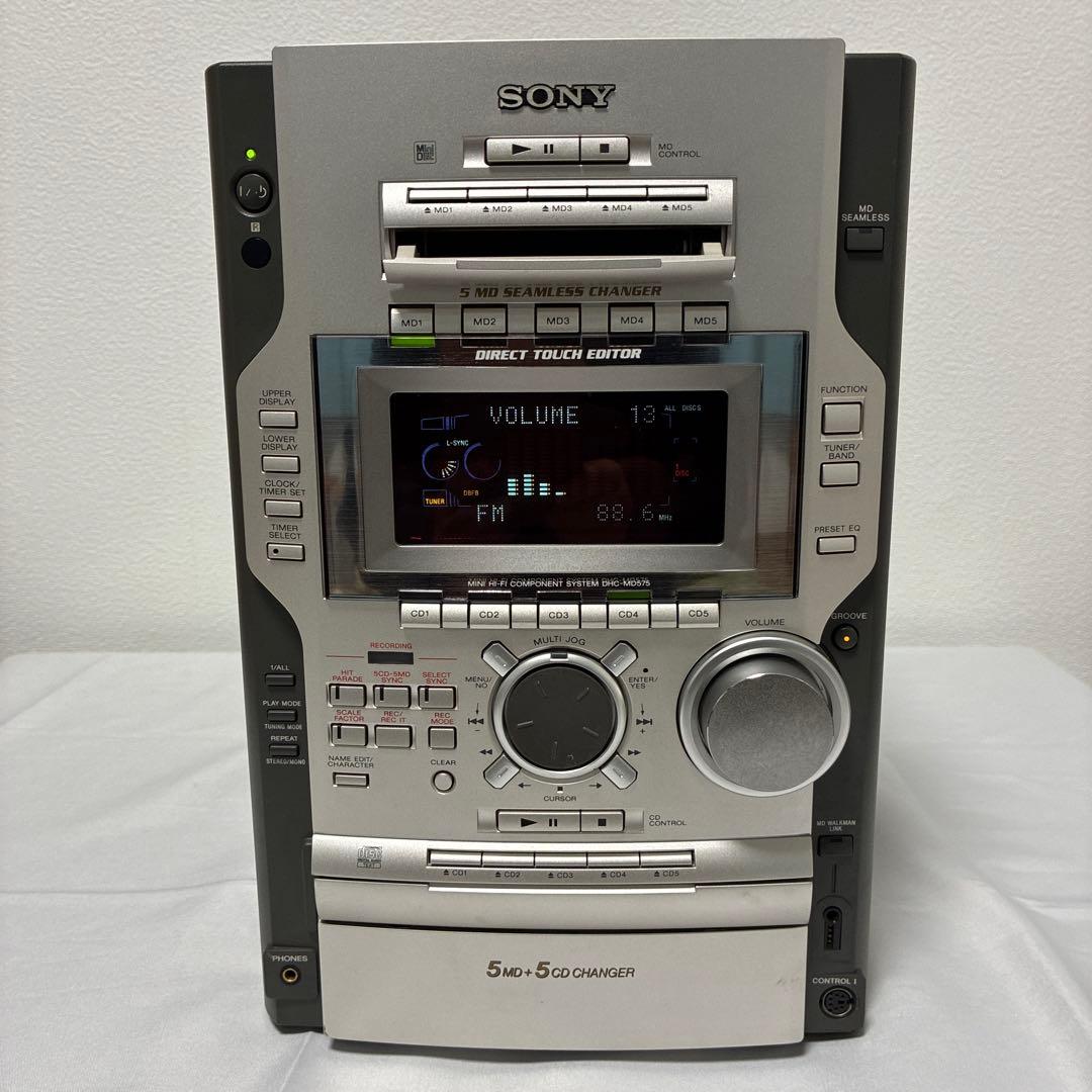 sony ソニー hcd-md575 システムコンポ
