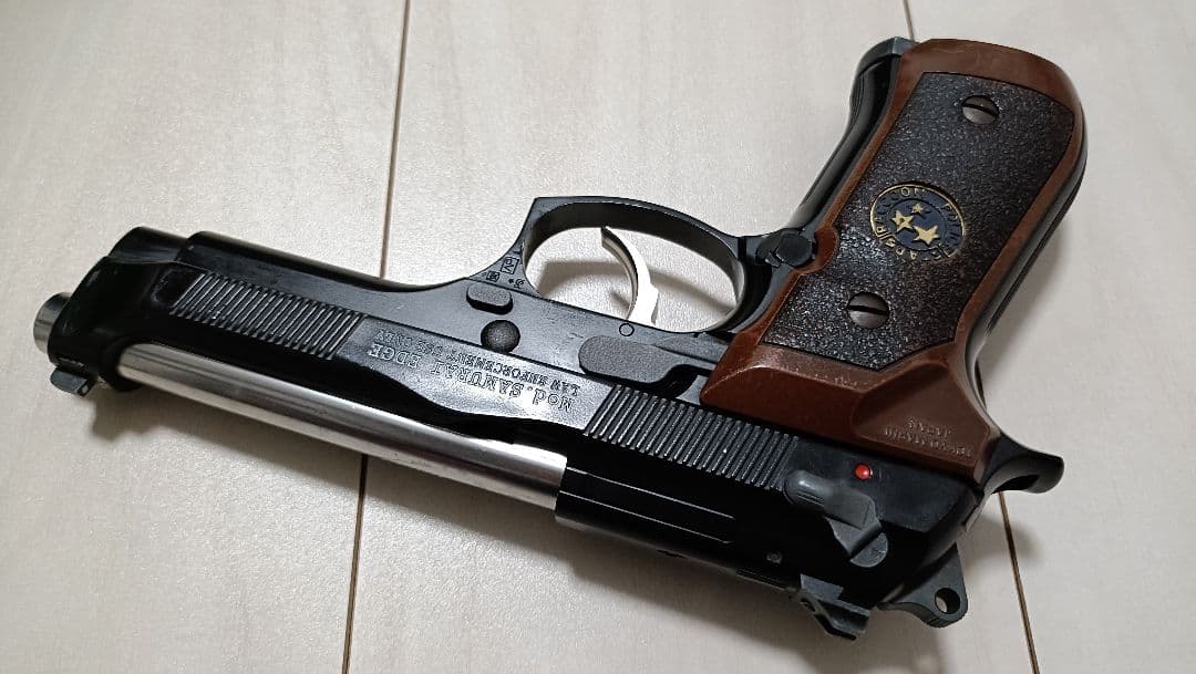 【中古品】東京マルイ ガスガン「サムライエッジ」ステンレスパーツ交換あり