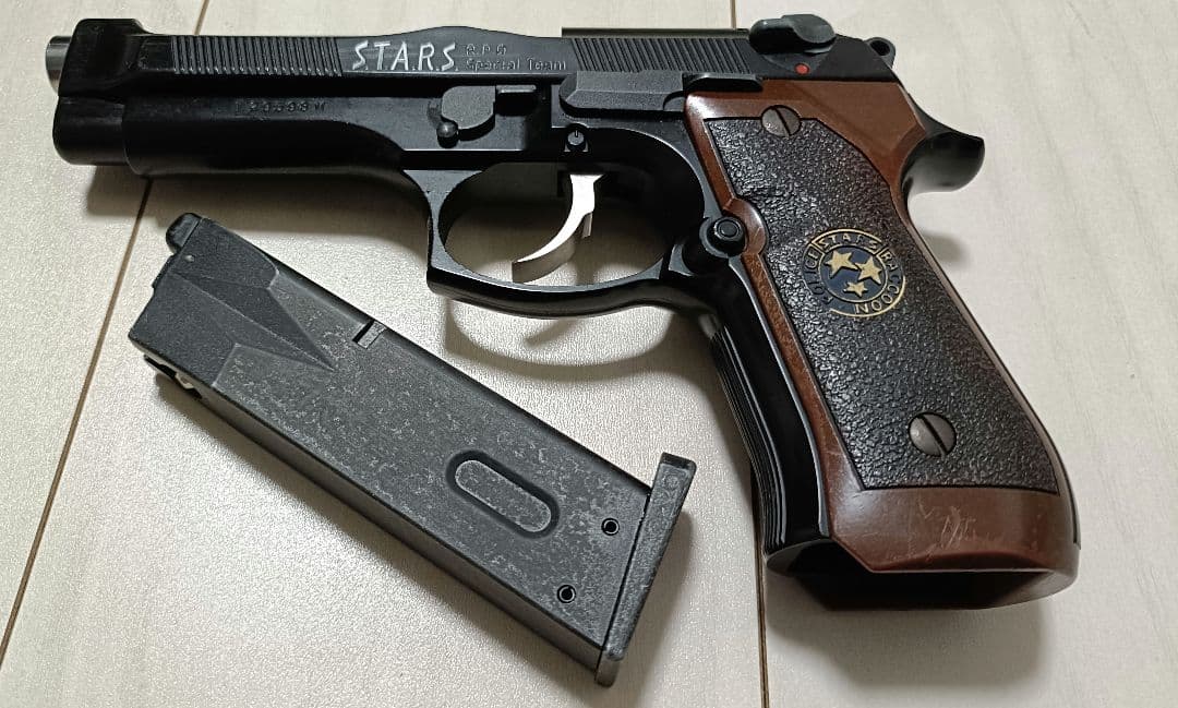 【中古品】東京マルイ ガスガン「サムライエッジ」ステンレスパーツ交換あり