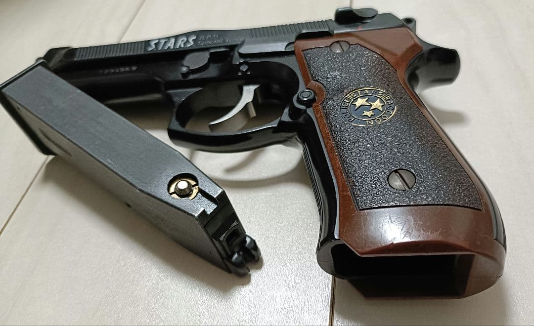 【中古品】東京マルイ ガスガン「サムライエッジ」ステンレスパーツ交換あり