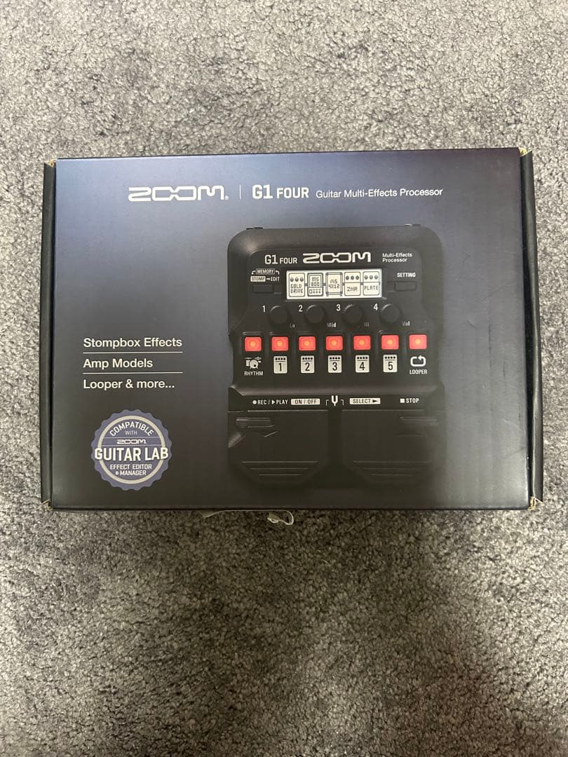 ZOOM G1 FOUR マルチエフェクター　箱　説明書付属