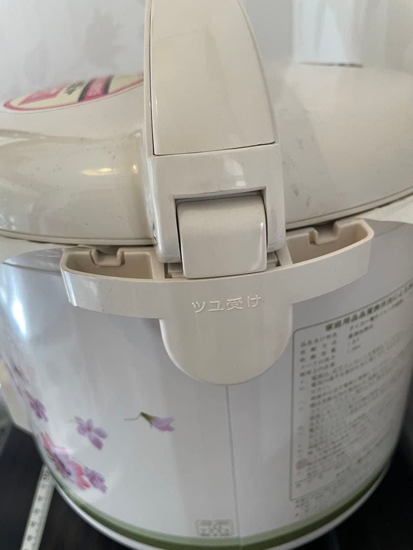 新品　未使用　昭和　TIGER 花柄 炊飯器　タイガー炊飯ジャー　炊きたて