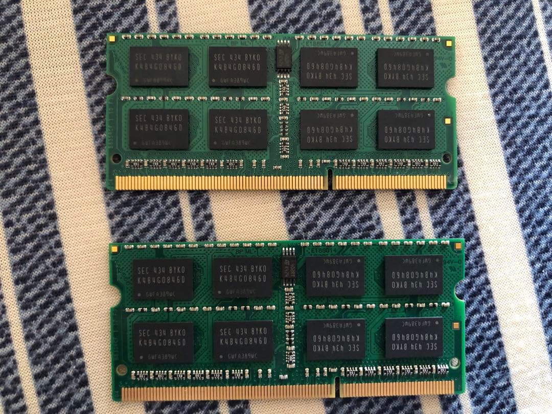 ①美品Transcend DDR3 16GB(8GBX2枚)メモリ1600MHz