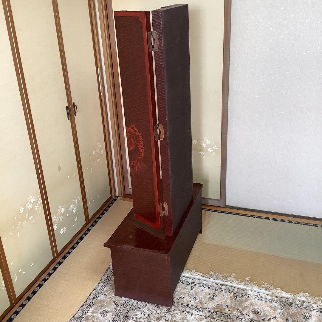 和風の三面鏡
