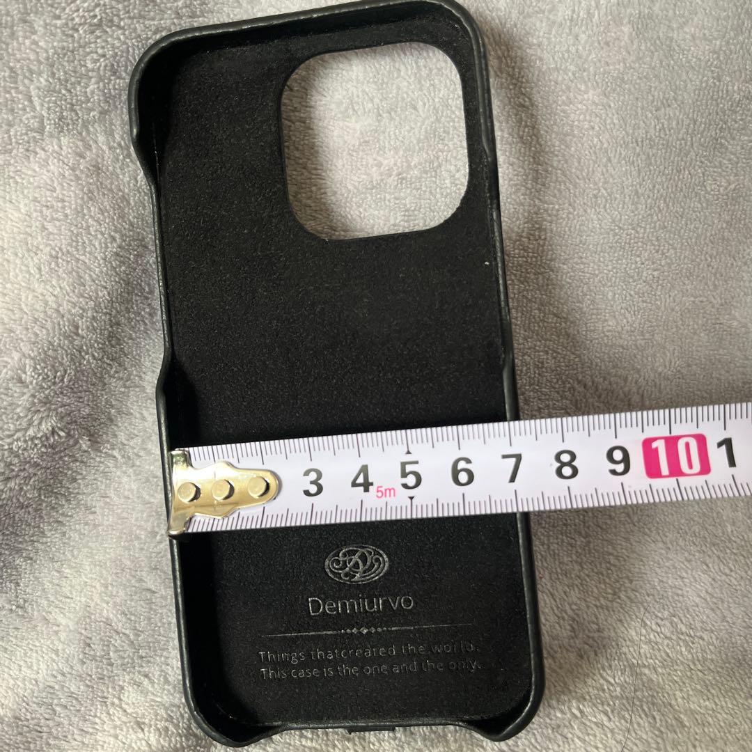 Demiurvo POCHE iPhone 13Pro ケース&ストラップ