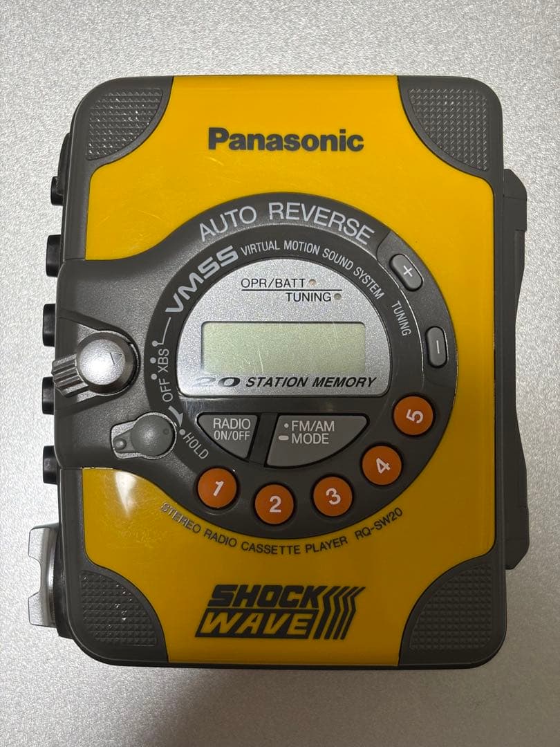 パナソニック ショックウェーブカセットプレーヤー RQ-SW20