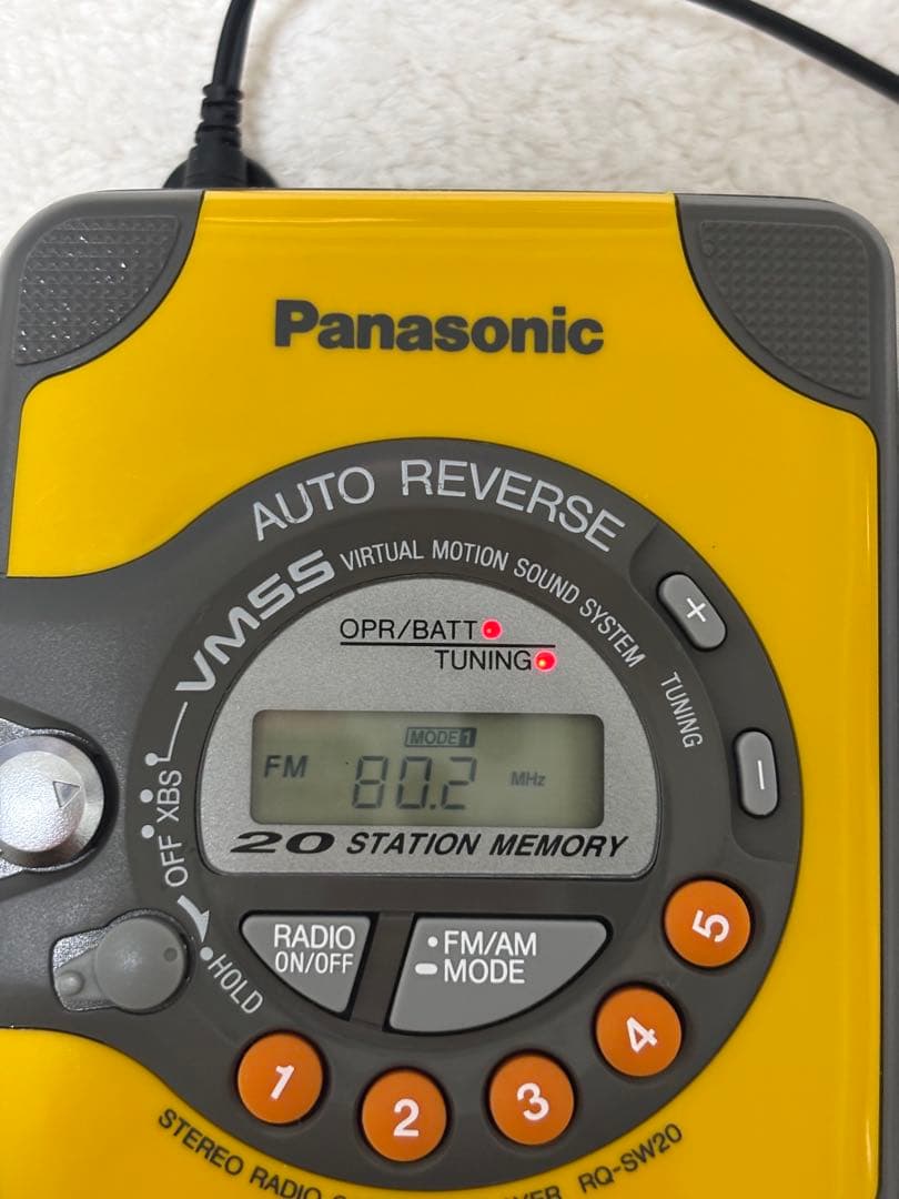 パナソニック ショックウェーブカセットプレーヤー RQ-SW20
