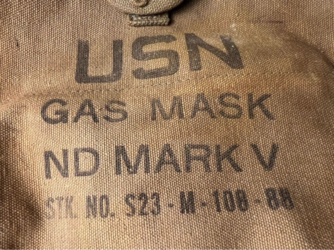 USN ガスマスク 米軍 バッグ ND 自衛隊
