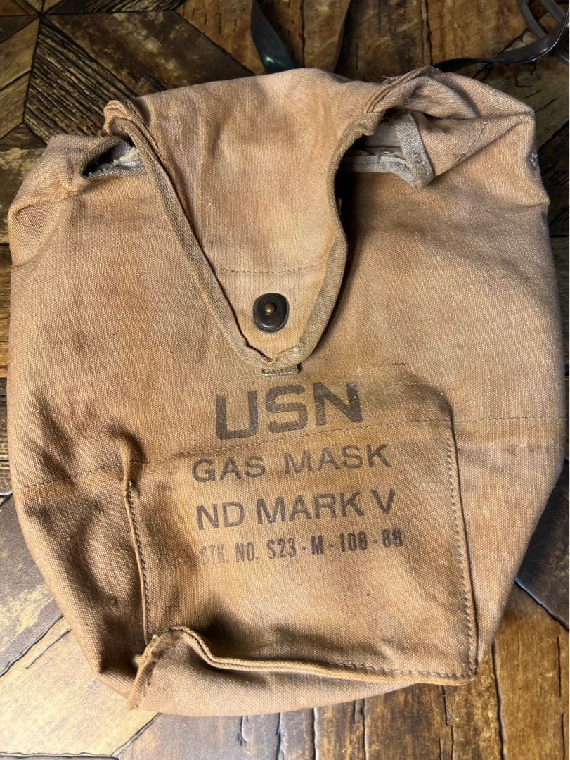 USN ガスマスク 米軍 バッグ ND 自衛隊