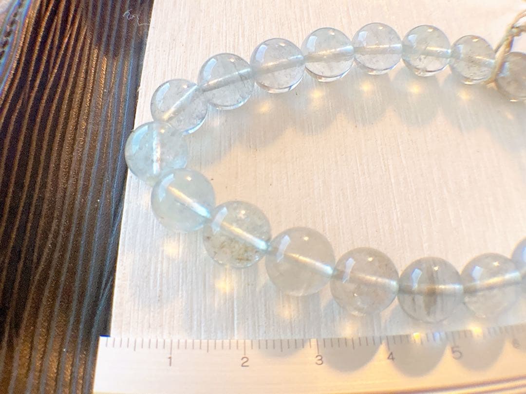 アクアマリン ブレスレット 約9.5mm