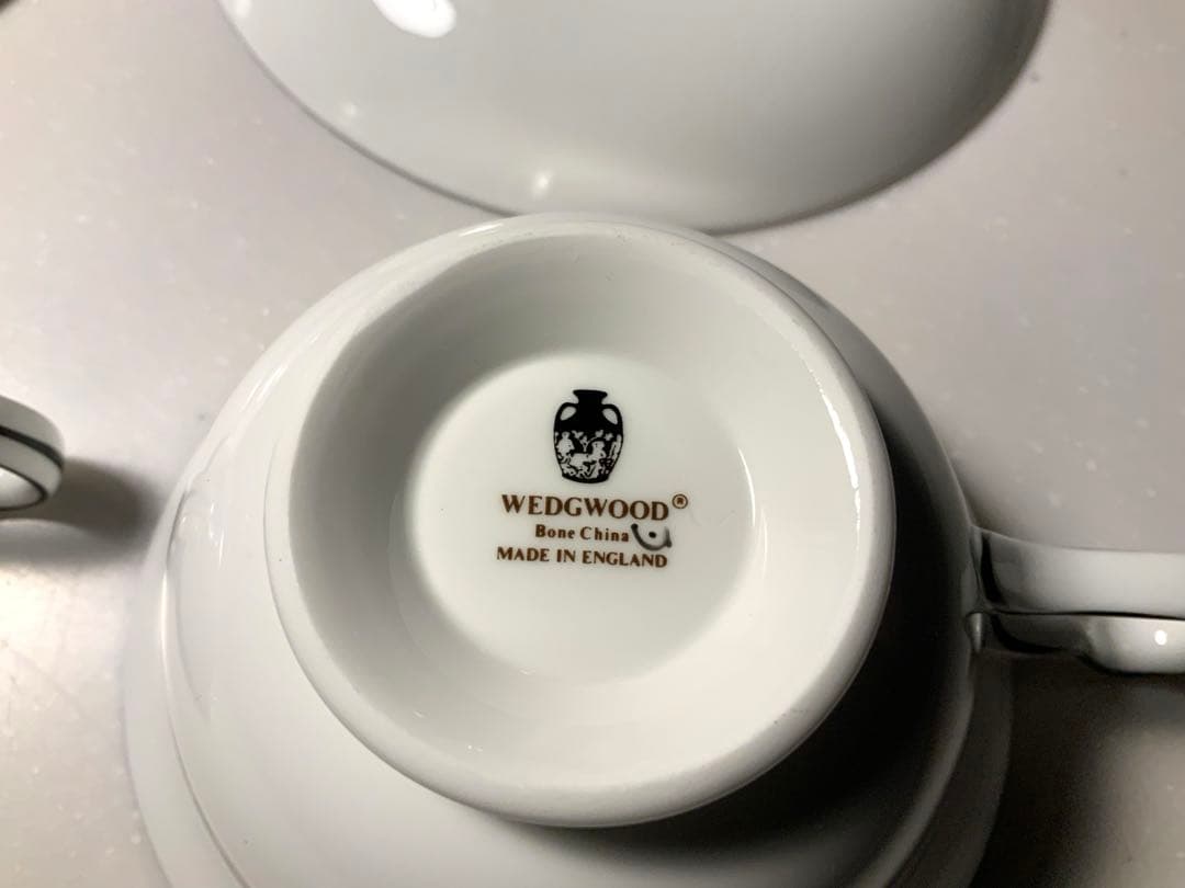 ウェッジウッド フロレンティーンターコイズ カップ&ソーサー 2客