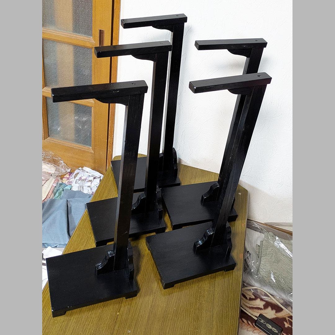 製作中　吊り飾り台　吊るし飾り台　全高７３cmを5台