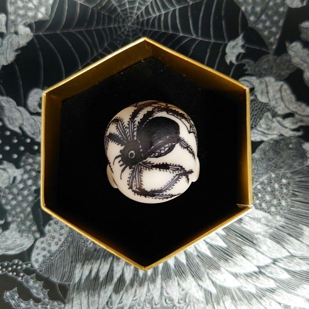 ドールミニヘッド　蜘蛛（くも）【ヘッド+六角形の箱】※ボディ・背景は付属しません