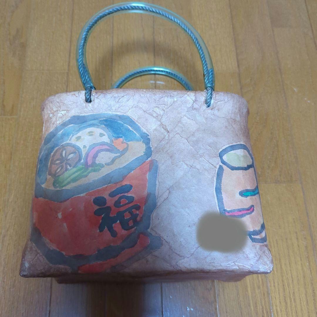一閑張り　バッグ