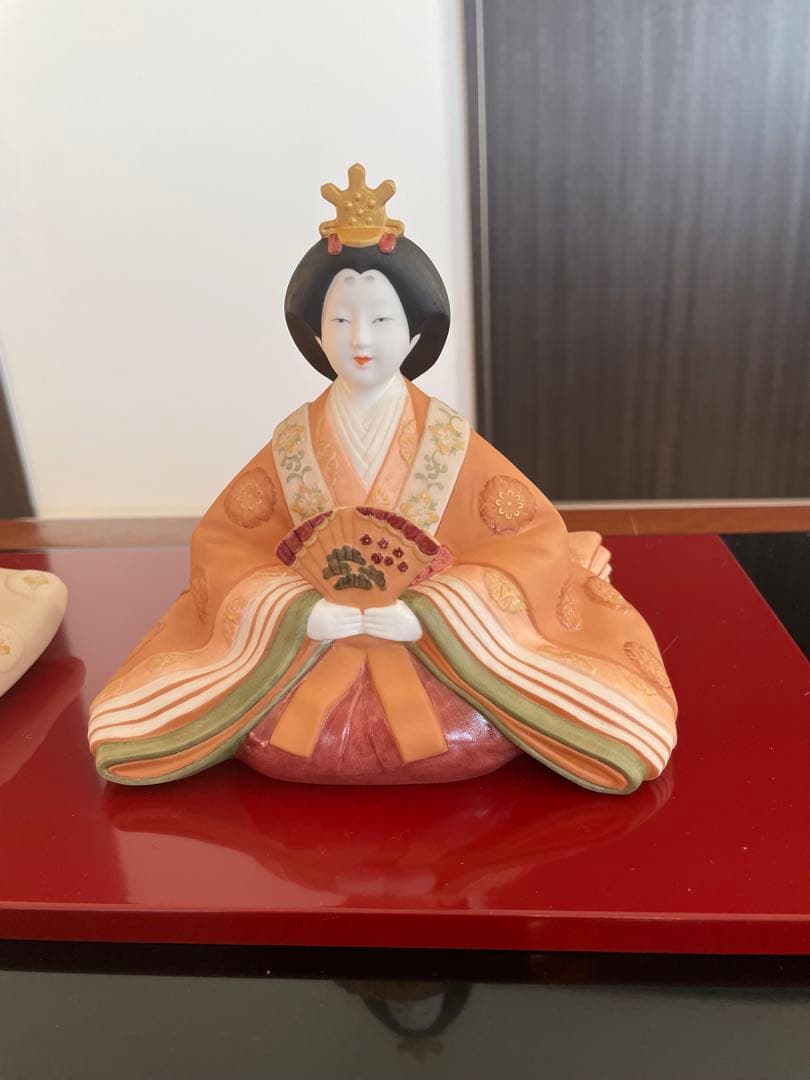 【レア】のりたけ謹製　陶器びな　雛人形　お内裏様　お雛様　ビンテージ