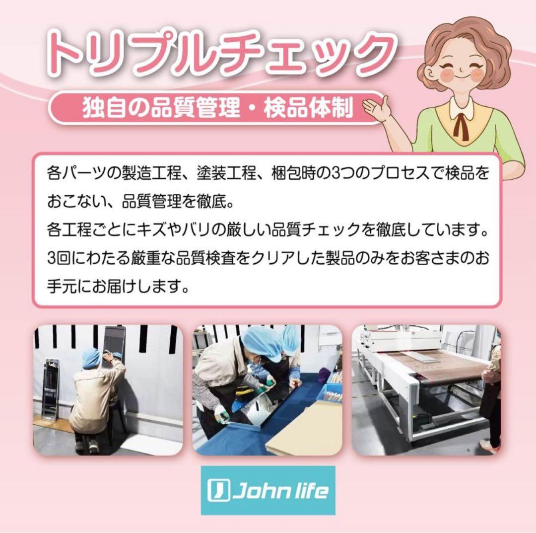 割れないプラスチック製スタンド折り畳みミラー