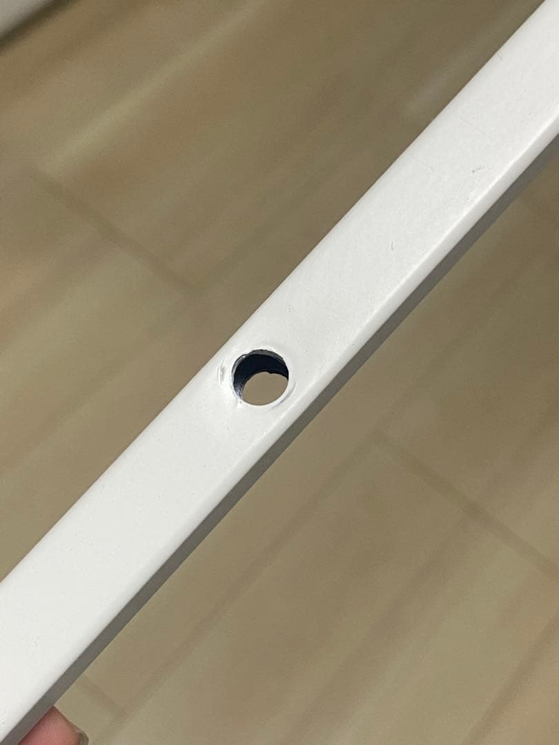 ホワイト 木目調 オープンシェルフ付きデスク
