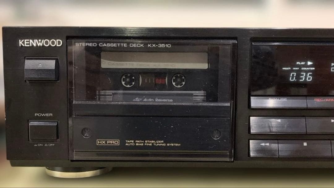 KENWOOD KX -3510 カセットデッキ　動作品