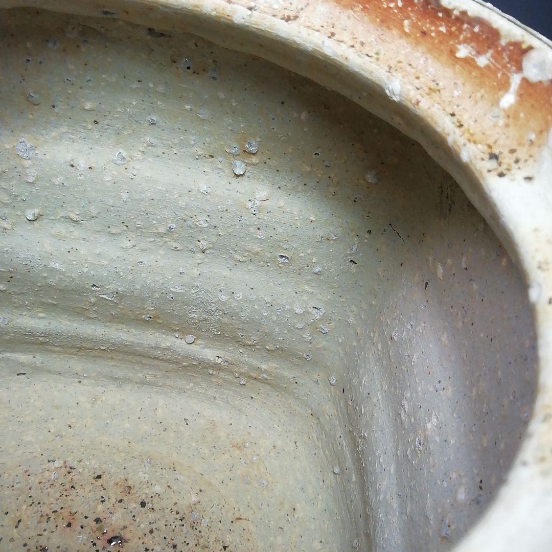 Ｓ８０６　水指　『信楽焼　水指』『高橋春斎』　共箱　茶道具