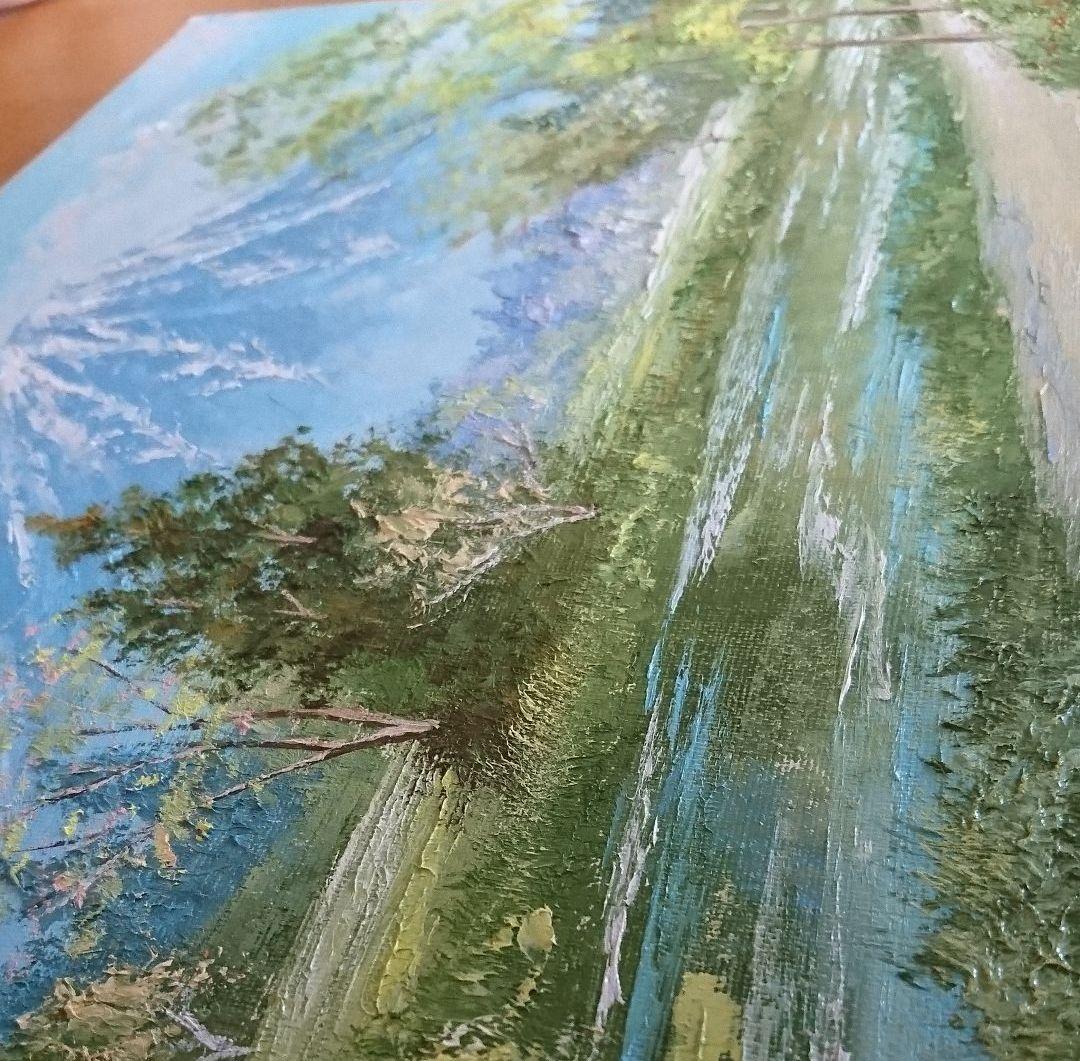 油絵 丹羽勇 大山 美術品