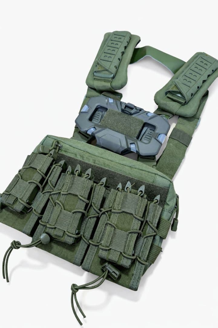 サバゲー初心者向け チェストリグセット スマホホルダー Tacoタイプマグポーチ