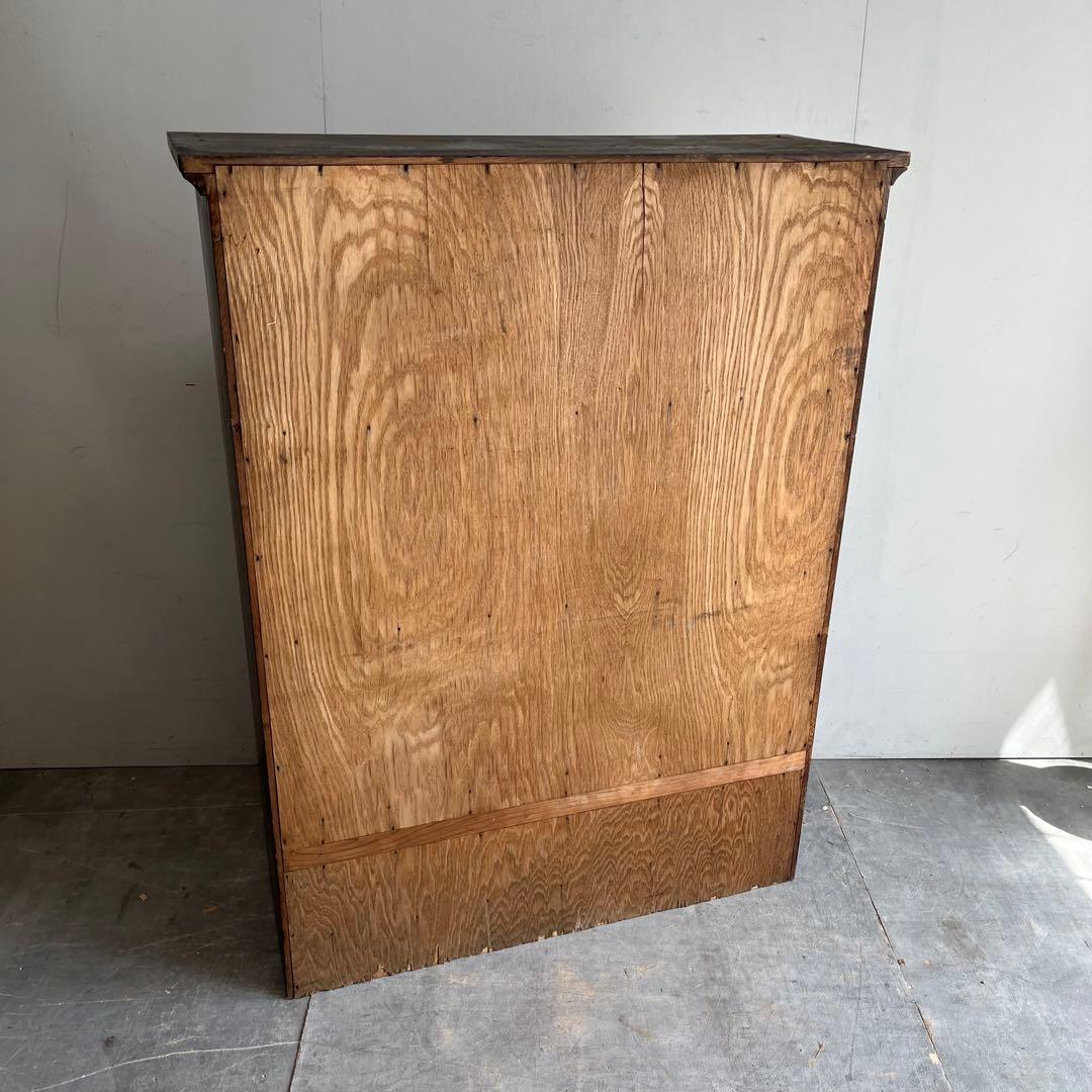 アンティーク ガラス 戸棚 チェスト キャビネット 飾り棚 昭和レトロ z477