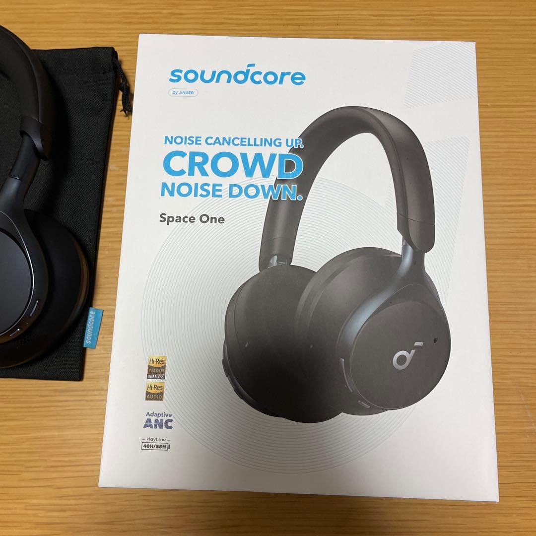 Anker Soundcore space one ヘッドホン　ワイヤレス