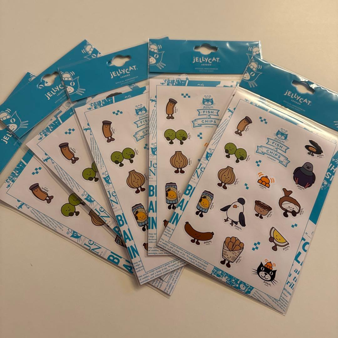 新品ジェリーキャット ぬいぐるみ フィッシュアンドチップス ロンドン 限定