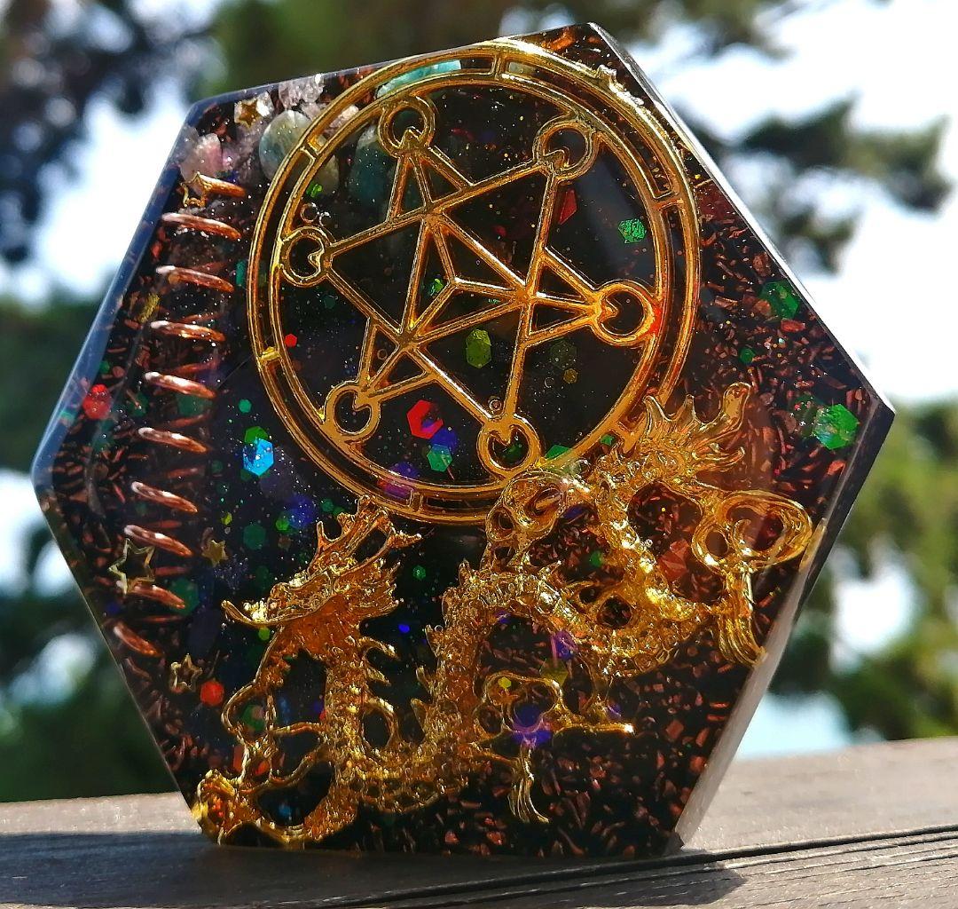 六角形✧コースター型のオルゴナイト✧マカバスター♥うさねこさま♥専用です