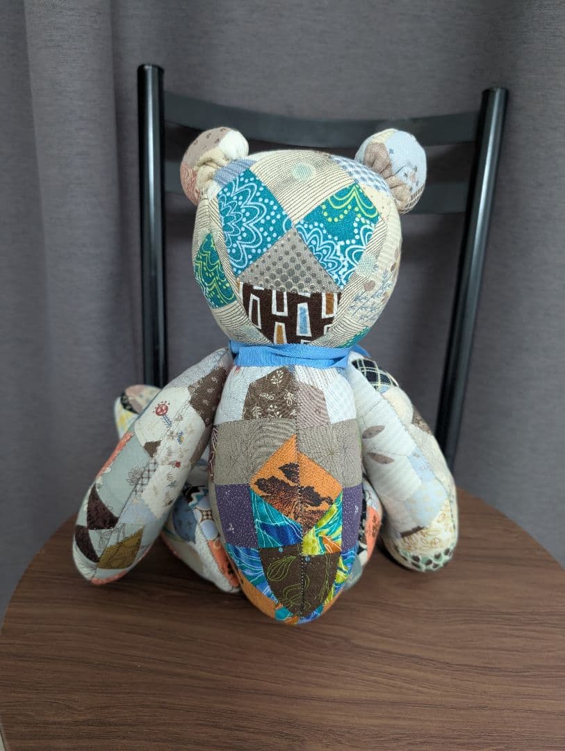 ゆっきー様☆パッチワーク ぬいぐるみ テディベア　約28cm
