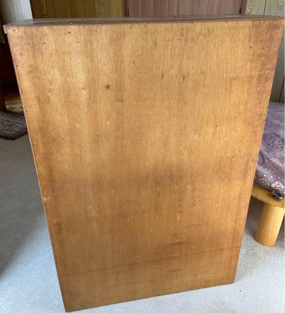 本日限り　特別大特価‼️ レトロ家具 幾何学模様の木製キャビネット