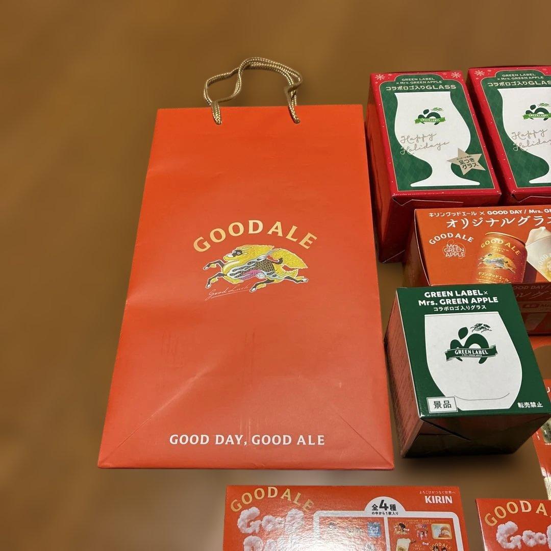 KIRINビール× Mrs. GREEN APPLE コラボグラス4個ステッカー