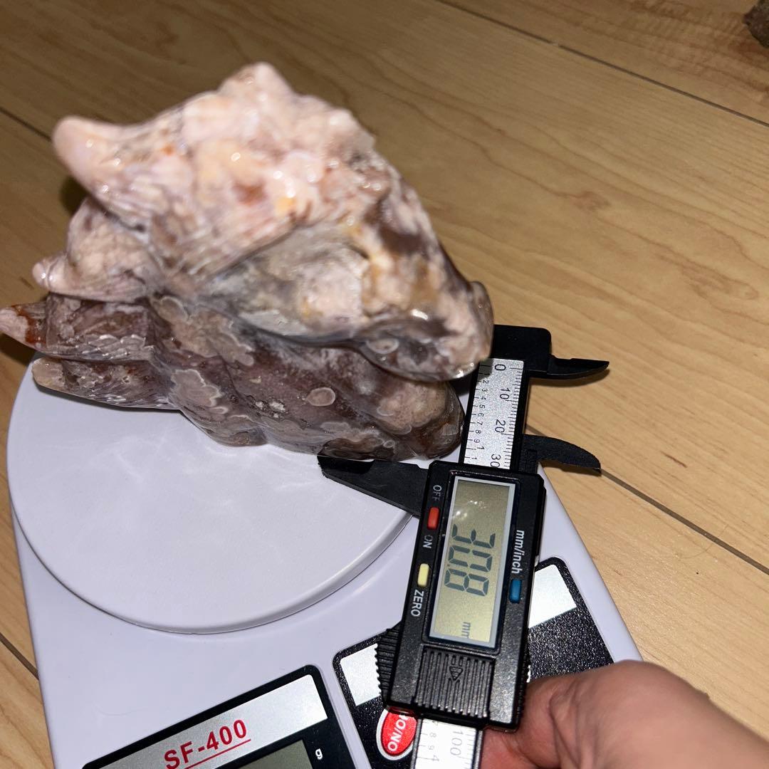 ユニコーン ピンクアメジスト 桜瑪瑙 天然石 bigサイズ479g