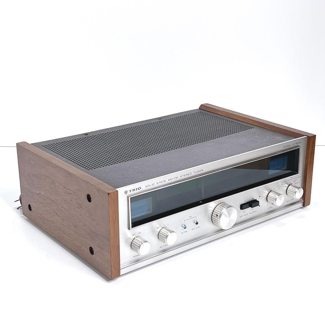 【美品・動作品】 TRIO KT-8001 AM FM ステレオチューナー