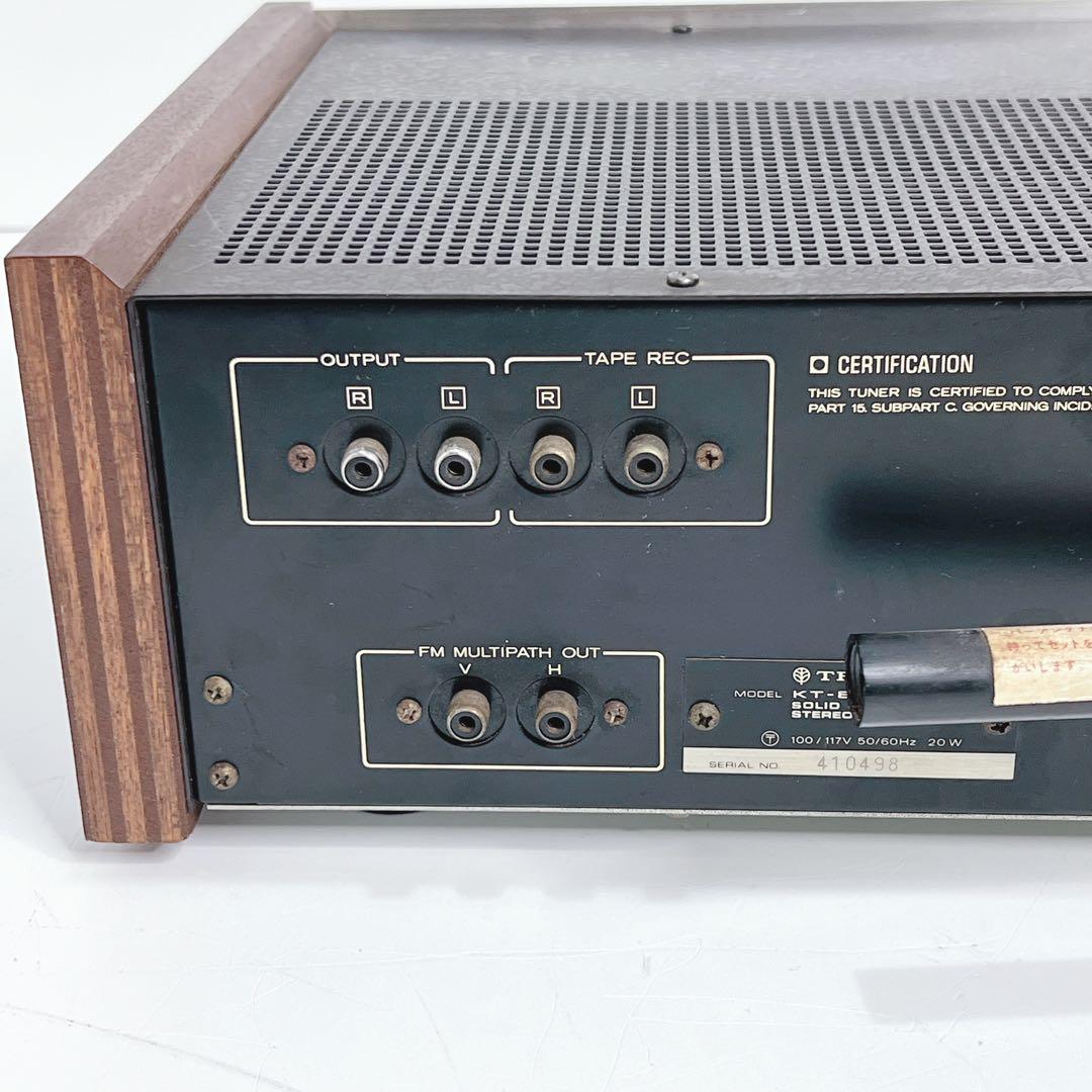 【美品・動作品】 TRIO KT-8001 AM FM ステレオチューナー