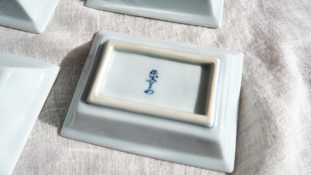 有田焼・古伊万里/舘林源右衛門・小皿4枚/中古
