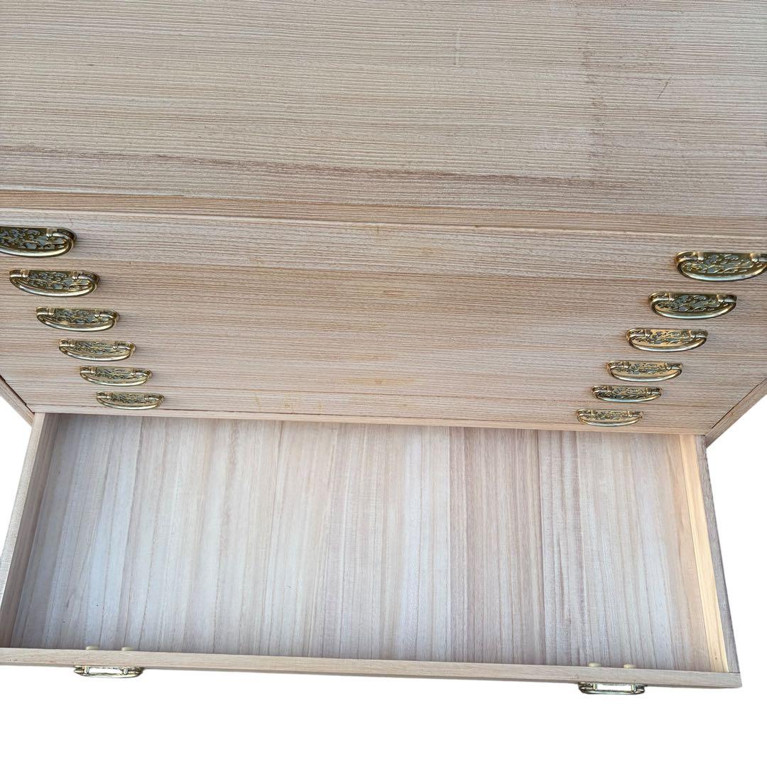 総桐 桐箪笥 12段 着物箪笥 金色装飾 箪笥 タンス 収納