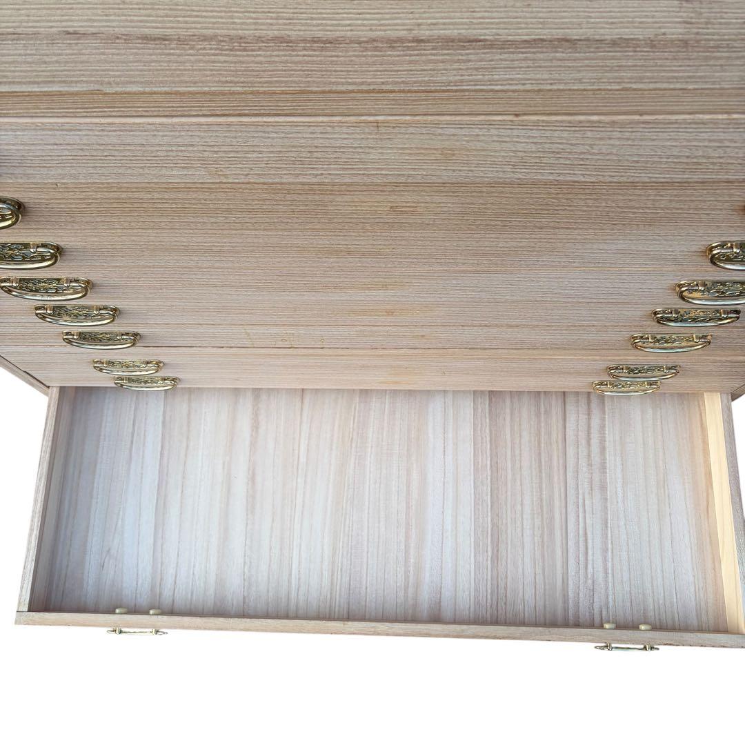 総桐 桐箪笥 12段 着物箪笥 金色装飾 箪笥 タンス 収納