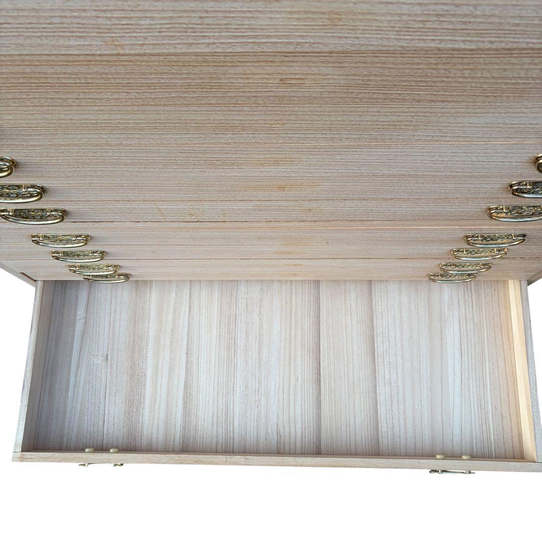 総桐 桐箪笥 12段 着物箪笥 金色装飾 箪笥 タンス 収納