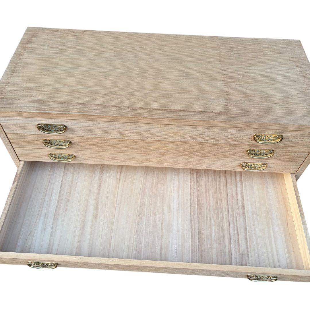 総桐 桐箪笥 12段 着物箪笥 金色装飾 箪笥 タンス 収納