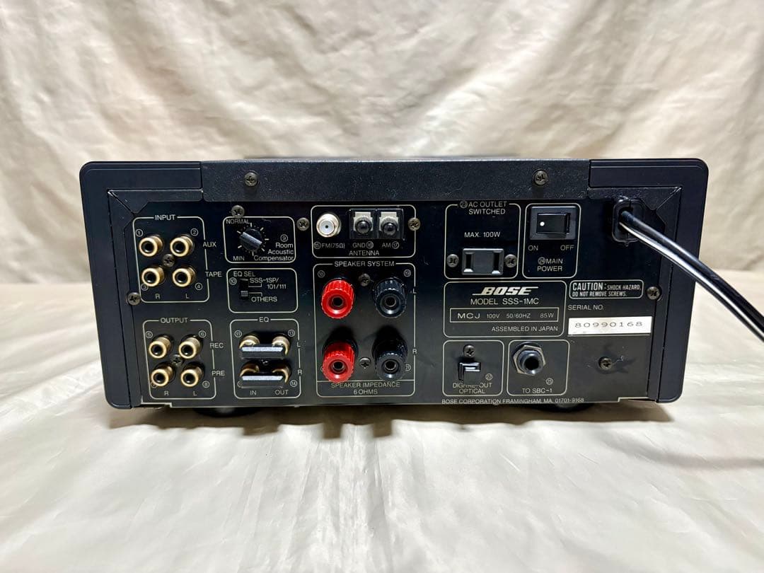 BOSE⭐️SSS-1MC⭐️極美品　レンズ、ベルト、ギア新品　オーバーホール済