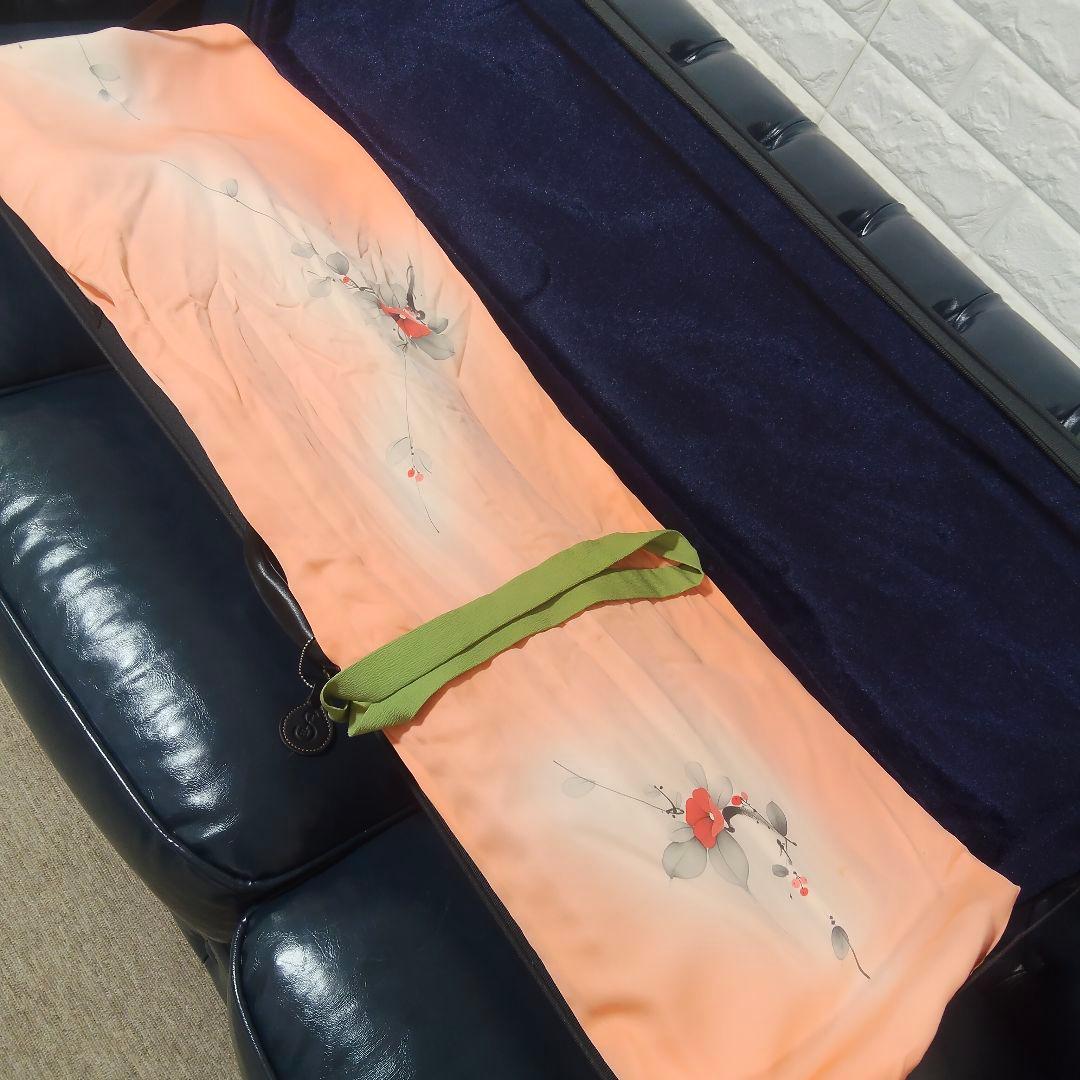 ​【極上品】三味線 中棹 紅木 東さわり トチ 棹径28mm 地唄 津軽撥付