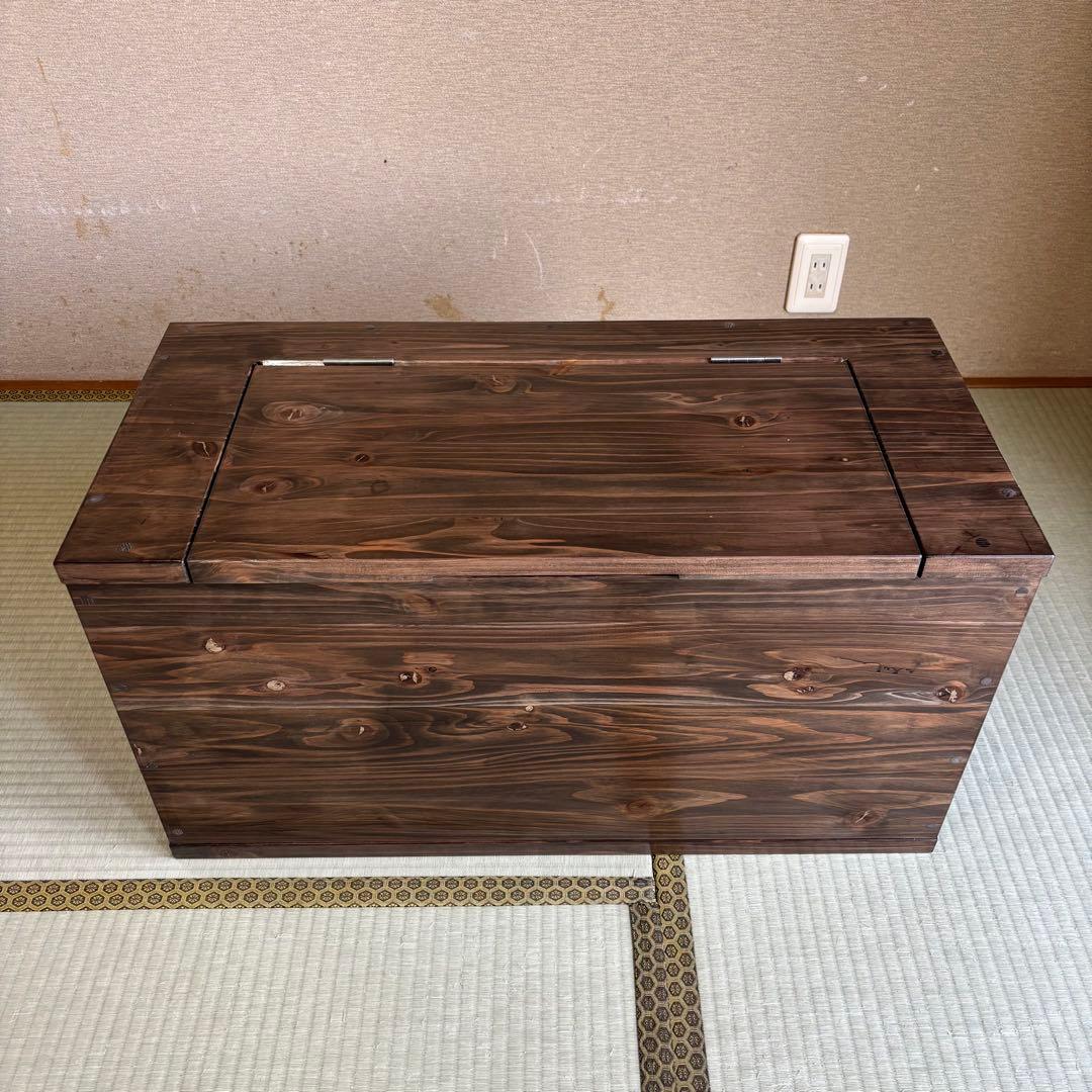 ハンドメイド　ベンチストッカー　オーダー受け付けます
