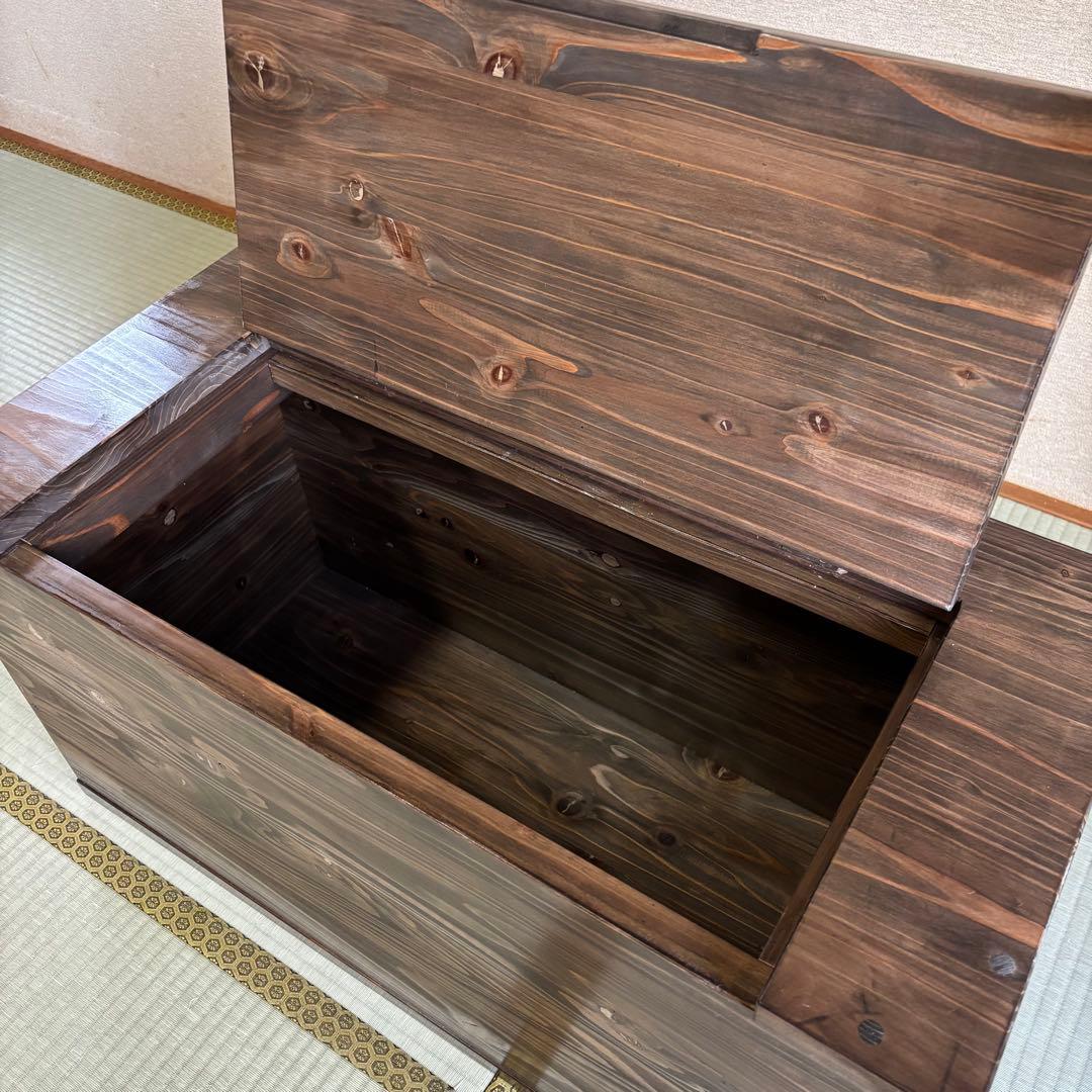 ハンドメイド　ベンチストッカー　オーダー受け付けます