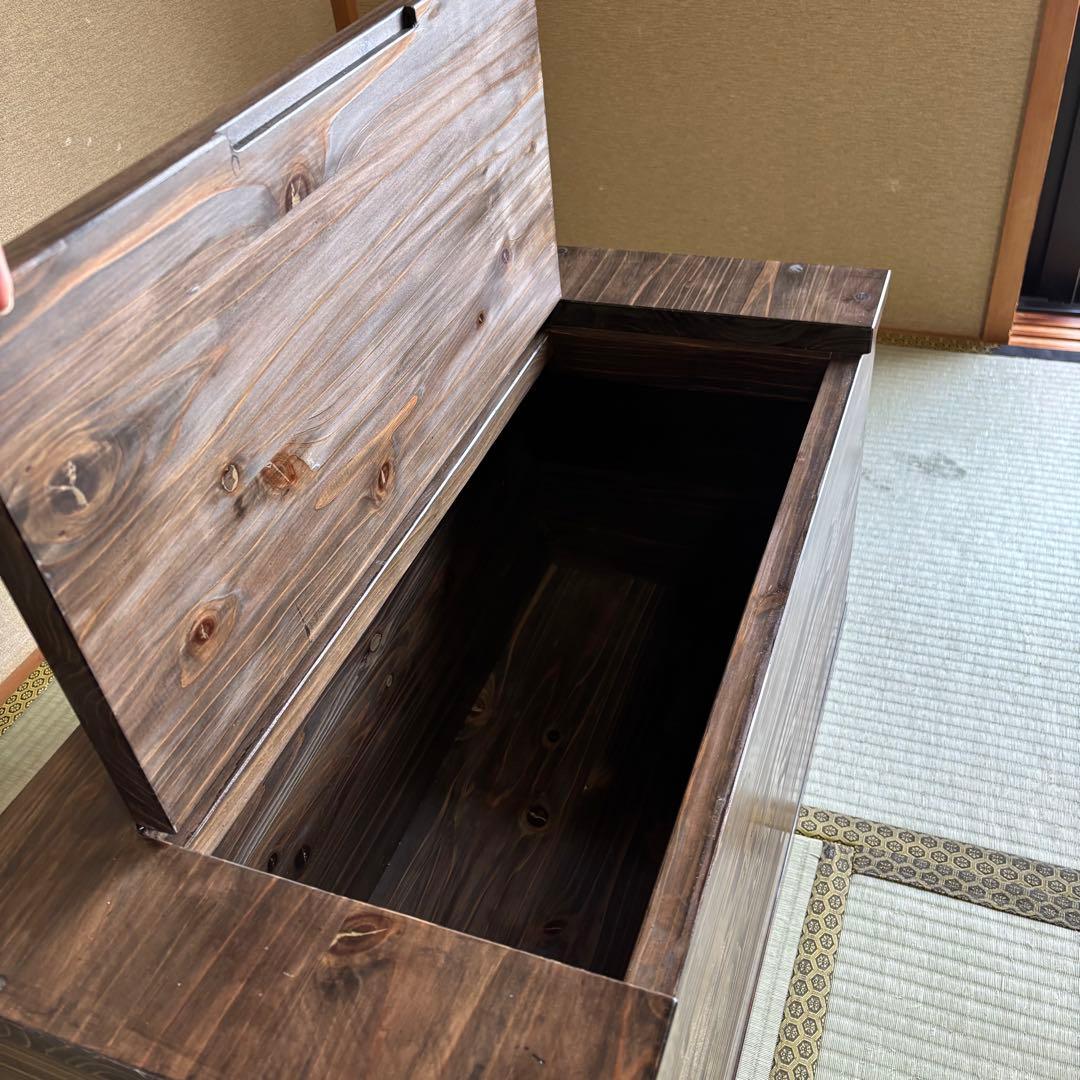 ハンドメイド　ベンチストッカー　オーダー受け付けます