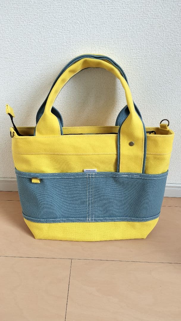 【新品未使用】バイカラー♡トートバッグ〈富士金梅8号〉